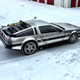 Image for article titled Proof A DeLorean DMC-12 Is A Great Car To Drive On A Ski Trip